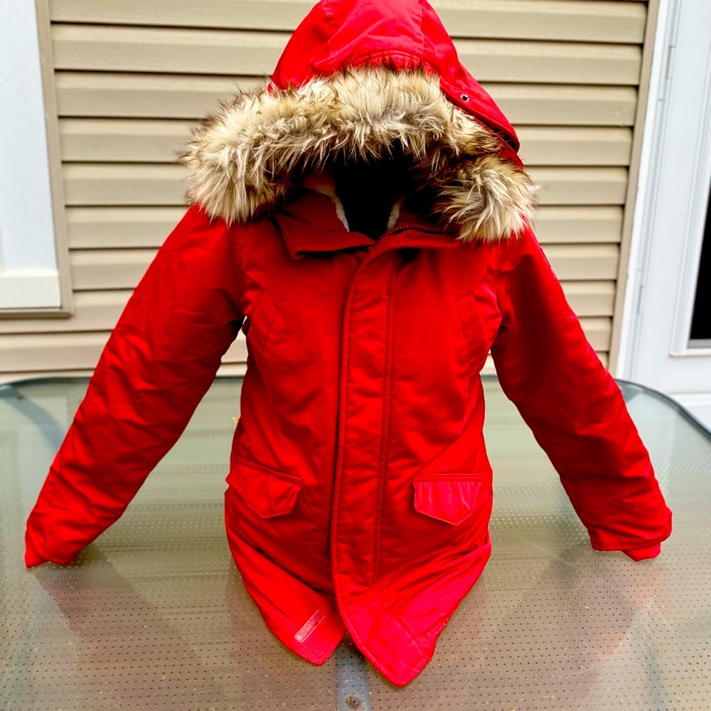 A boys Abercrombie winter coat